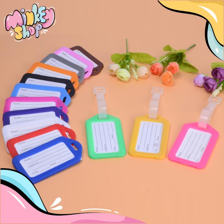 Móc Khóa Thẻ Từ Siêu Rẻ Để Treo Chìa Khóa Ghi Nhớ Hành Lý, Vali Phân Loại Sản Phẩm Có khoen đẹo 02MKTT -Minkey