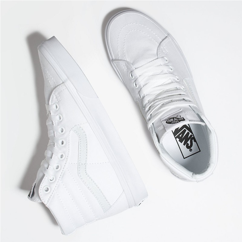 Giày Sneaker Unisex Vans Sk8 Hi All White - VN000D5IW00