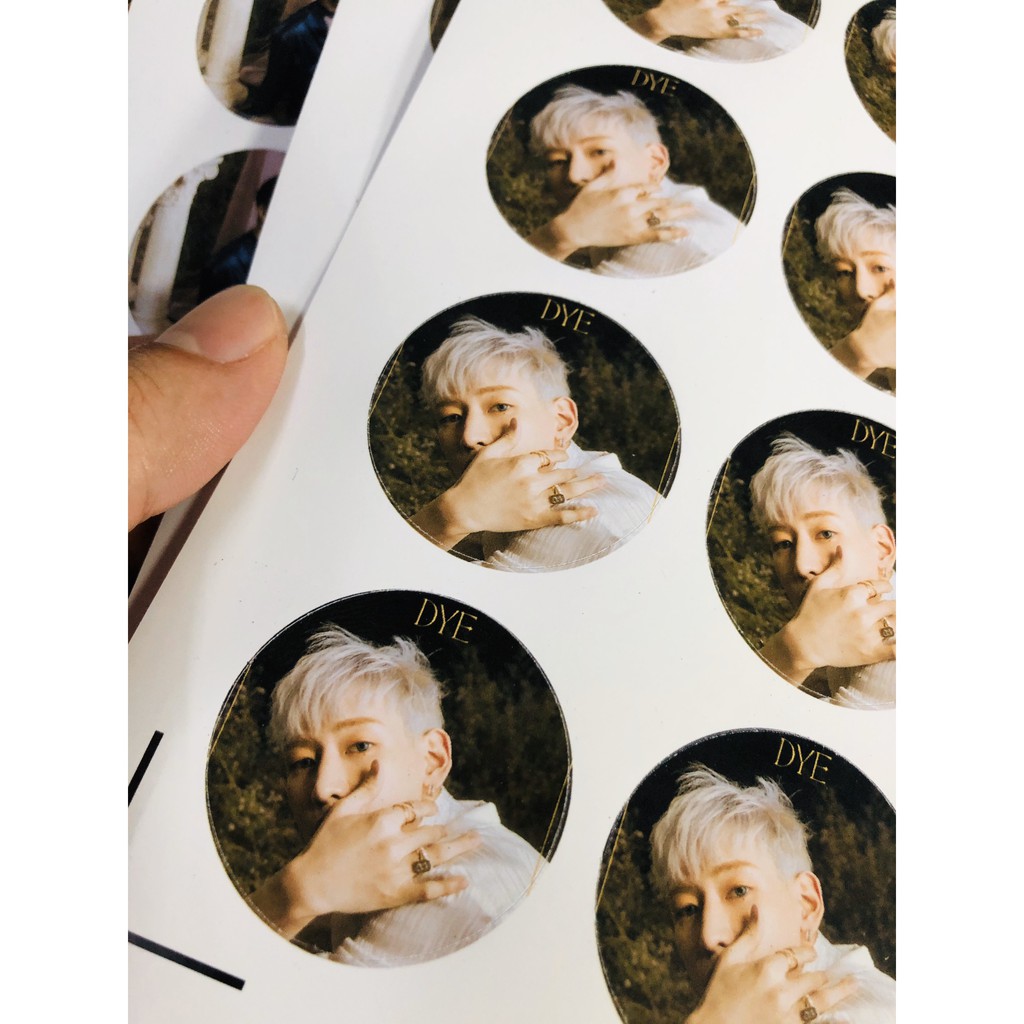 Sticker bế viền sẵn (Nhiều hình dáng khác nhau trên 1 tờ) - In theo yêu cầu