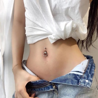 (1 chiếc) KHUYÊN RỐN - Khuyên thép y tế không gỉ - Khuyên xỏ rốn - Khuyên rốn đơn giản - Khuyên rốn thời trang - Khuyên