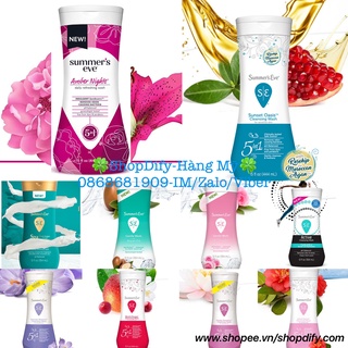 {Chai Lớn} Dung Dịch Phụ Khoa của Mỹ Vệ Sinh Phụ Nữ Lưu Hương Hoa Thơm Vùng Kín SUMMER'S EVE Cleansing Wash 354ml, 444ml