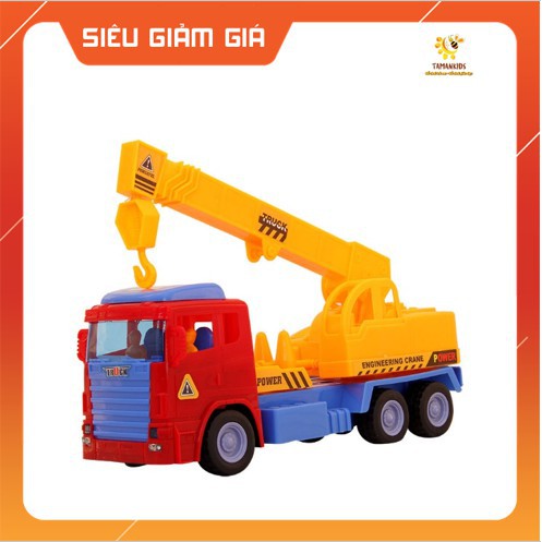 Đồ Chơi Xe Cần Cẩu Mô Hình Loại Lớn Chính Hãng Long Thủy (Hàng VN)