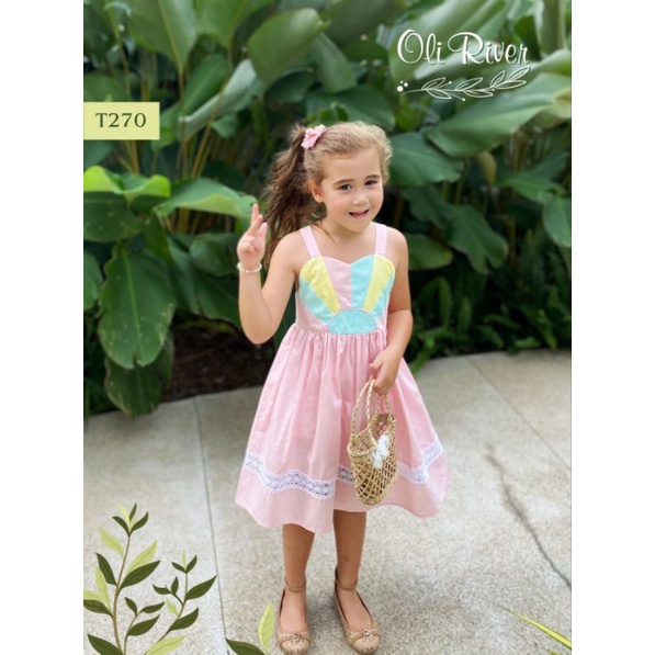 Đầm OLI RIVE Bảy sắc cầu vồng