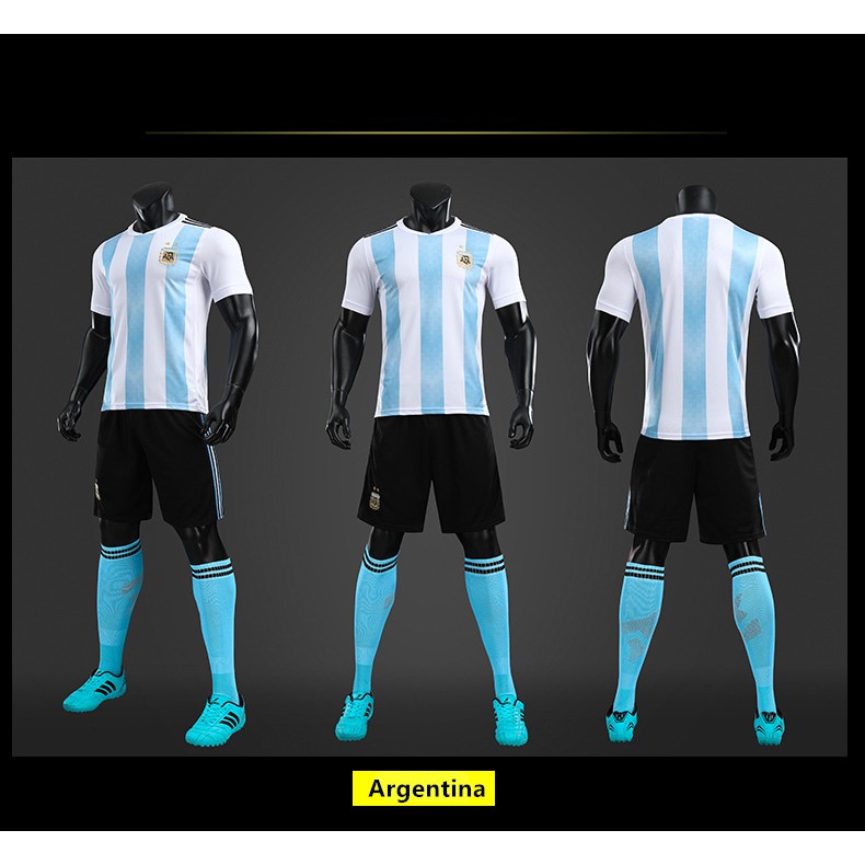 Áo Thun Đá Banh Đội Tuyển Argentina World Cup 2018