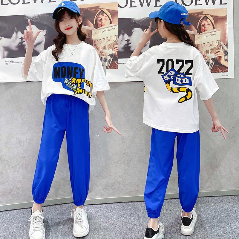 Quần áo bé gái 18-45kg , đồ bộ bé gái 4-14 tuổi cá tính năng động Money chất vải mềm thoáng mát. Bé Xinh Shop 68