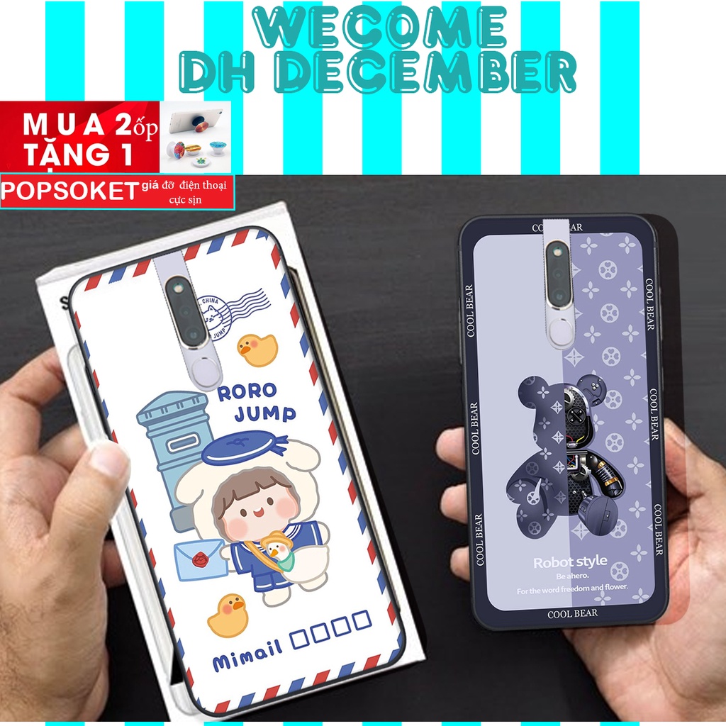 Ốp lưng Oppo F11 / F11 PRO  in hình 3D gấu mới nhất - sang - chảnh - ĐẸP- BỀN