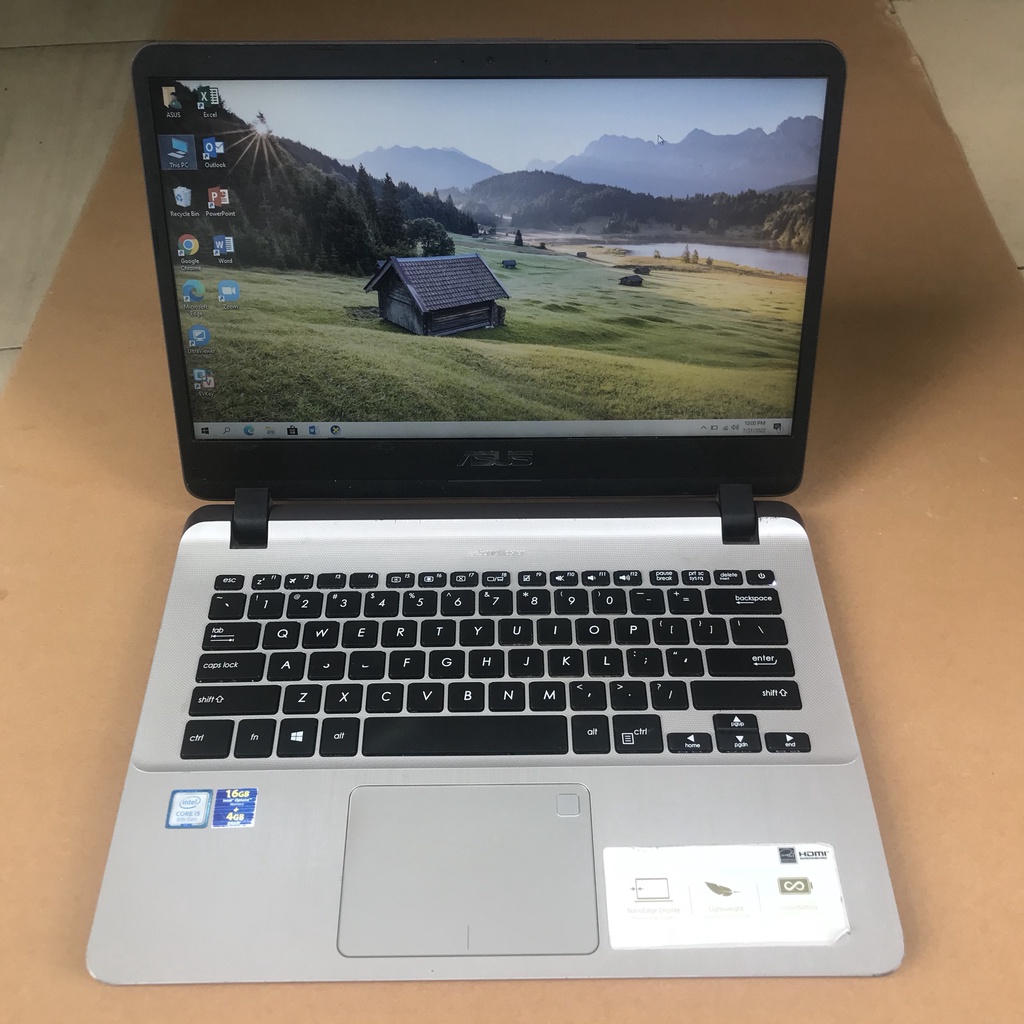 🌈Laptop Asus X407UA Intel Core i5 8250U, 4gb ram, 128gb ssd, Vga Intel HD Graphics 620, 14 inch