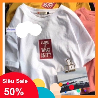 Áo thun nữ 💗vylinhshop💗áo thun in chữ i like gía rẻ