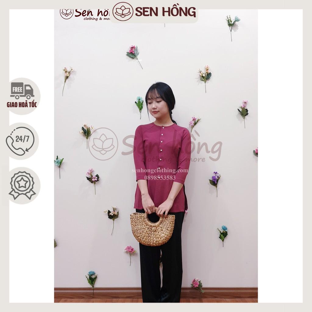 😍SALE BÀ BA PHẬT TỬ ĐI LỄ VẢI ĐŨI gồm áo + quần vải đũi sz 48-55kg quần áo bà ba