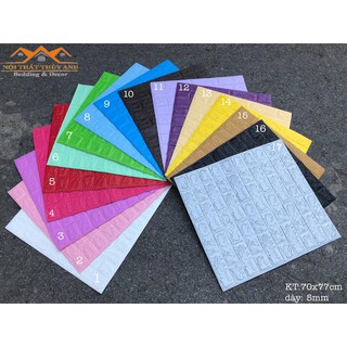 [Xả Kho Giá Sock] Bộ 10 tấm xốp dán tường 3D cho phòng khách phòng ngủ đẹp - Bảo hành 12 tháng