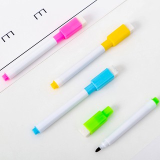 10 Bút Dạ Mực Đen Kèm Xóa