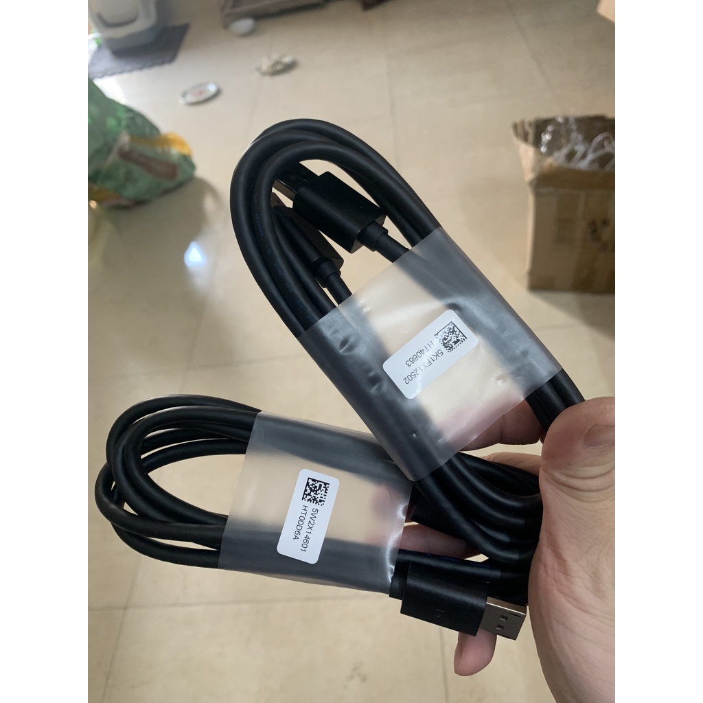 Dây cáp Displayport zin Cáp DP zin hàng bóc máy Dell chuẩn hỗ trợ độ phân giải HD, Full HD, 2K, 4K
