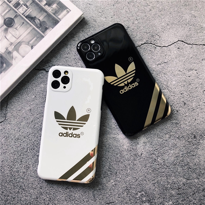 Ốp Lưng Silicone Họa Tiết Logo Adidas Thời Trang Cho Iphone 7 7plus 8 8plus 6 6plus X Xs Xr Xsmax 11 11pro 11pro Max