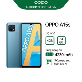 Điện thoại OPPO A15s (4GB/64GB) - Hàng Chính Hãng
