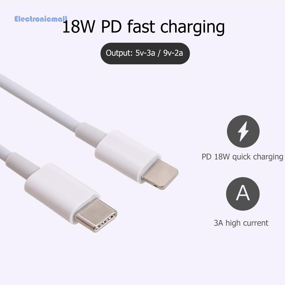 Củ Sạc Nhanh Ele 3c 18w Usb-C Cho Iphone 12 Pro Max 12 Mini 11 Xs