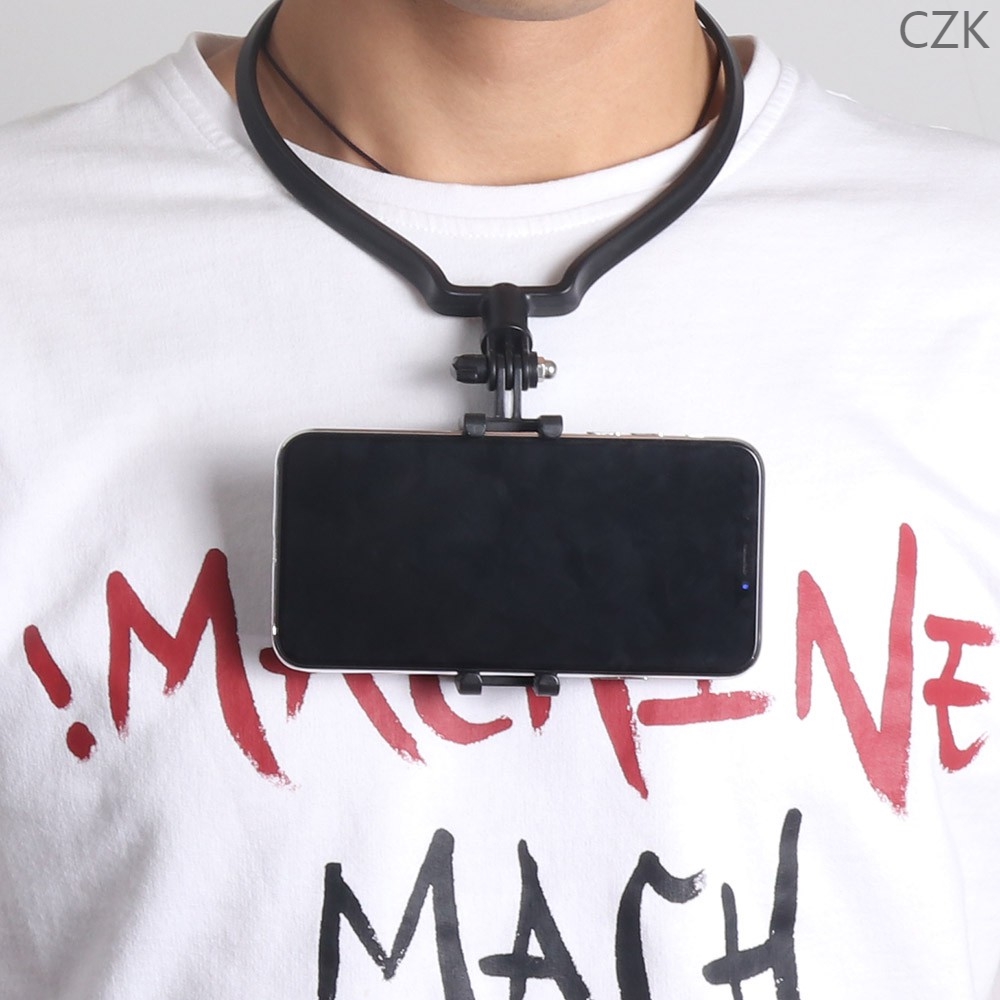 Giá đỡ đeo cổ hỗ trợ chụp ảnh cho điện thoại/máy ghi hình hành trình Gopro POV