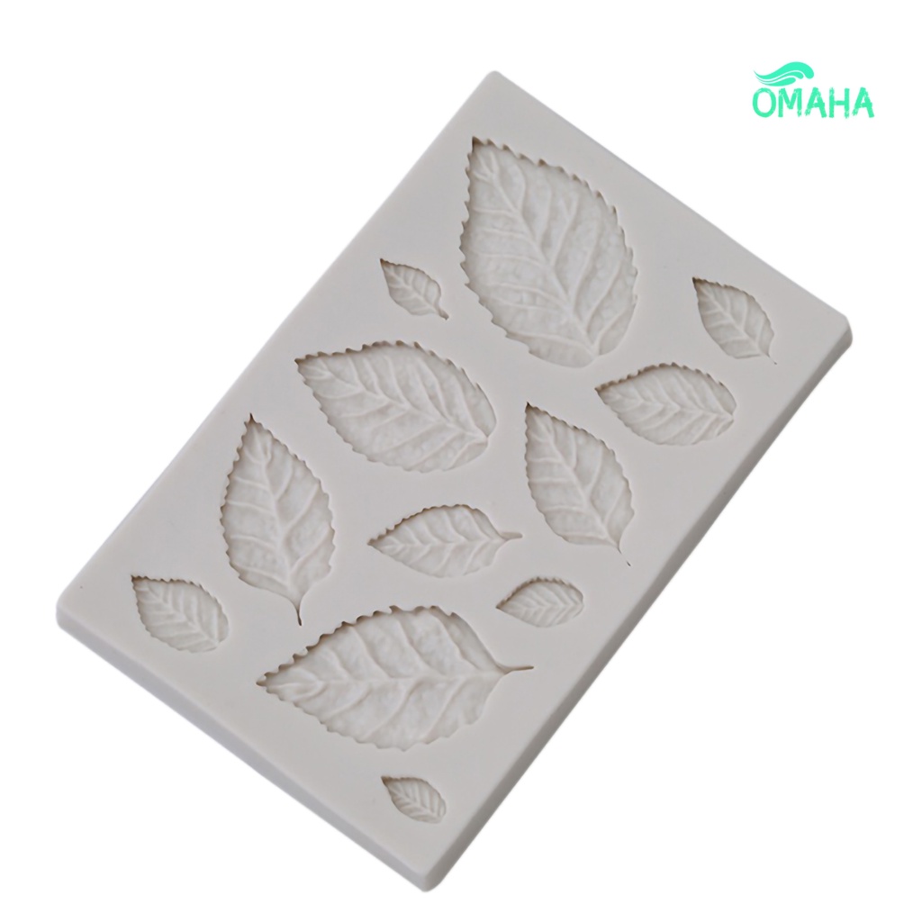 Khuôn Silicone Làm Bánh Hình Chiếc Lá Cách Nhiệt Tiện Dụng DIY
