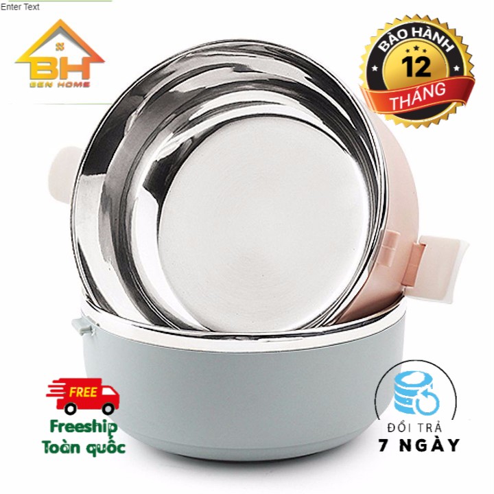 [GIÁ SỈ] Hộp cơm giữ nhiệt lõi inox 2 tầng Lunch Box, Cặp Lồng Giữ Nhiệt Lúa Mạch