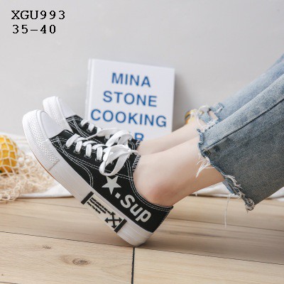 XGU993 XẢ HÀNG  Giày sneaker nữ cá tính