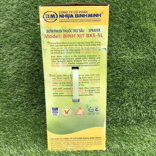 Bình xịt phun thuốc, tưới cây 5L Bình Minh