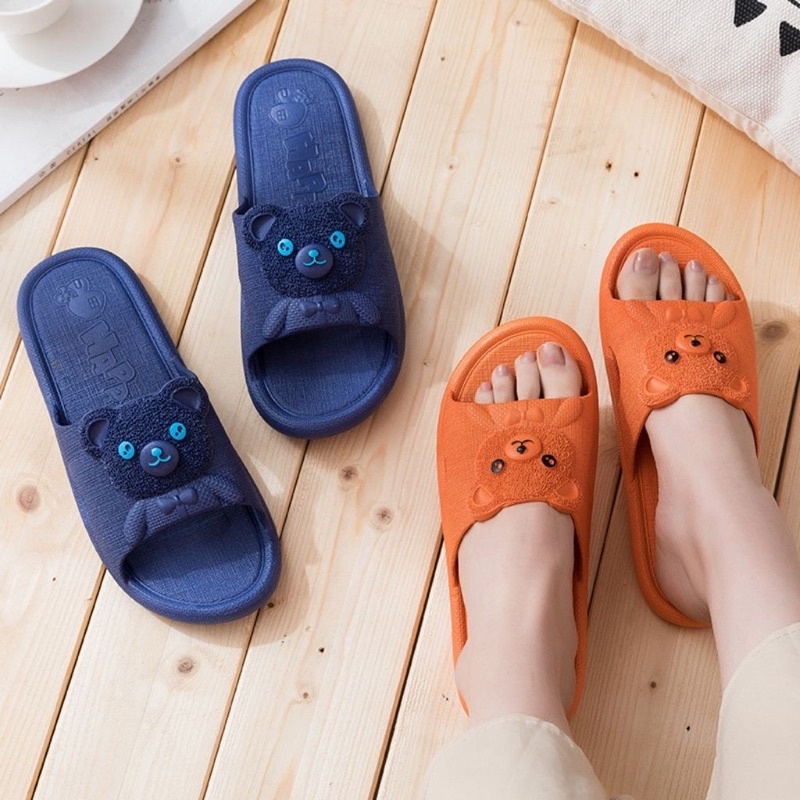 Dép cao su non gấu siêu êm chân