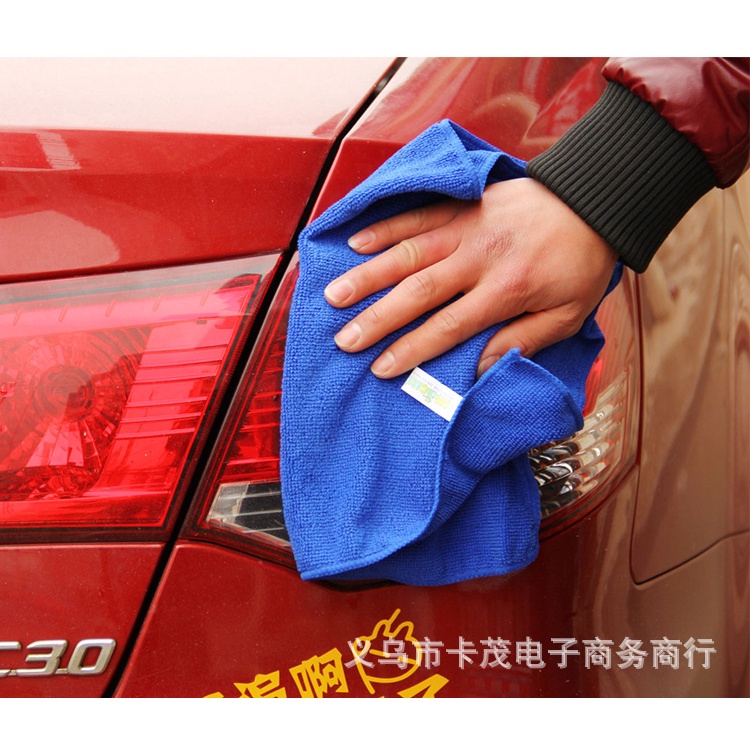 Khăn Lau Xe Hơi Chất Liệu Microfiber Kích Thước 30 * 70