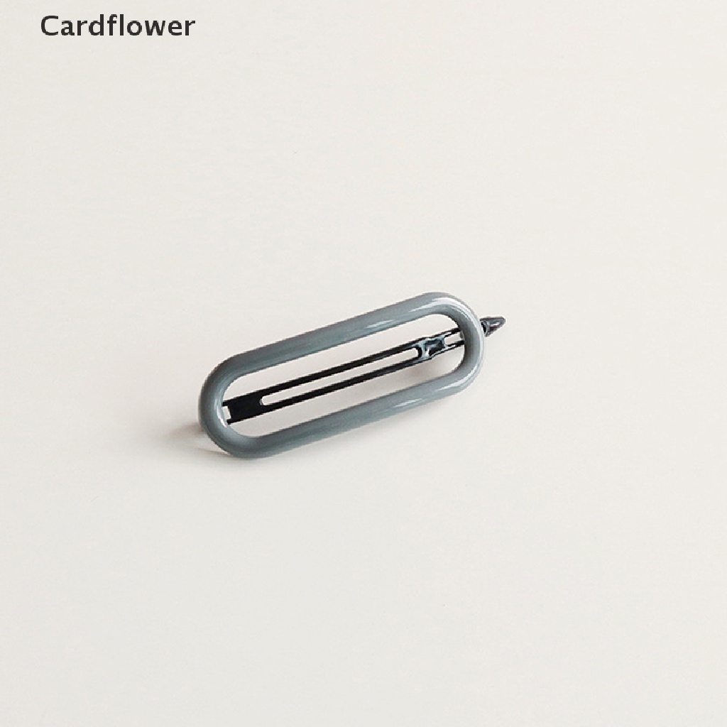 &lt; Cardflower &gt; Kẹp Tóc Càng Cua Lớn Bằng Nhựa Màu Kẹo Liền Mạch Giảm Giá