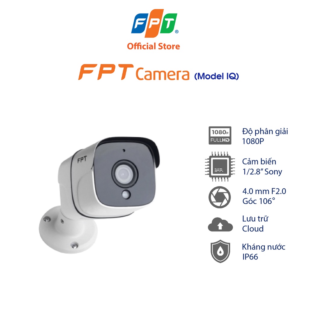 FPT CAMERA - CAMERA IQ CẢNH BÁO GIÁM SÁT AN NINH + Gói CLOUD XEM LẠI 1 NGÀY + KỸ THUẬT LẮP MIỄN PHÍ TẠI HCM + QUÀ TẶNG | BigBuy360 - bigbuy360.vn