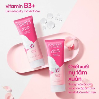 Sữa Rửa Mặt Pond's Sáng Da White Beauty