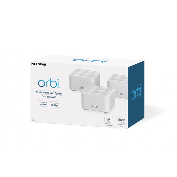 NETGEAR Orbi RBK13 - Kit - WiFi system - 802.11a/b/g/n/ac - Desktop