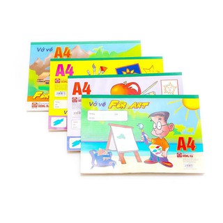 Freeship 50k Vở vẽ khổ A4 ảnh thật