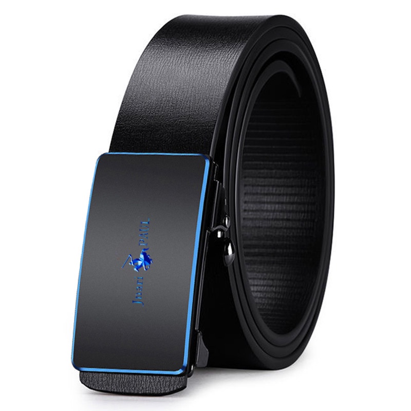 Thắt Lưng Nam da bò Paul POLO phong cách Hàn Quốc   khóa tự động 3.3cm thời trang nam tính