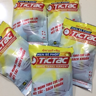  5 gói men Thông bể phốt 