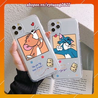ỐP IPHONE CẶP ĐÔI TOM VÀ JERRY ĐÁNG YÊU CUTE
