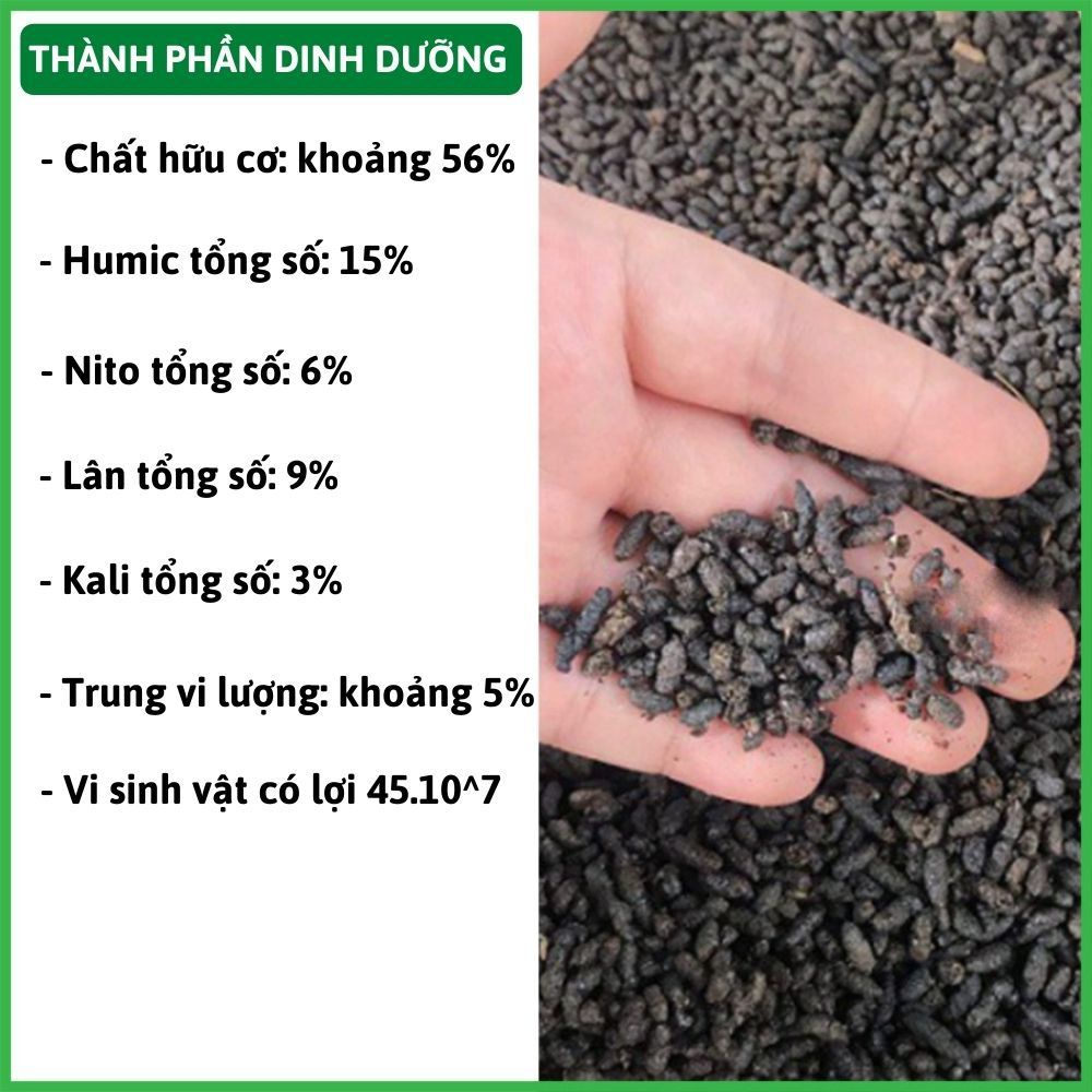 Phân dơi Sử dụng cho rau, cây kiểng Khối lượng 150g