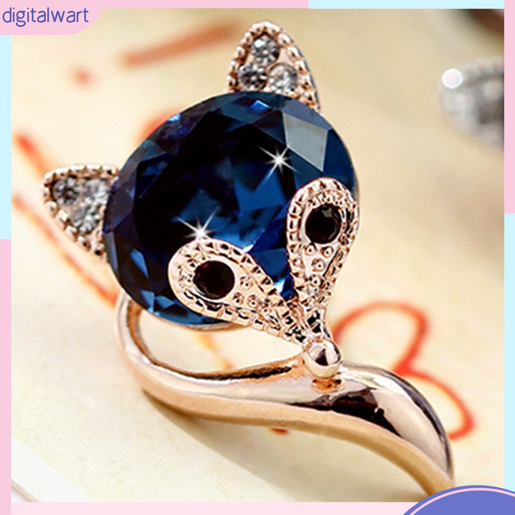 Hoa Tai Đính Đá Hình Chú Cáo Xinh Xắn Dành Cho Nữ