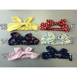 combo 5 turban nơ thỏ cho bé