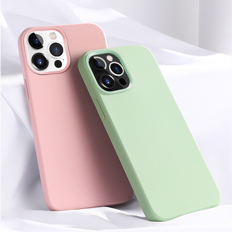 Ốp Điện Thoại Silicon Mềm Chống Sốc Cho iPhone 13 12 Pro Max Mini