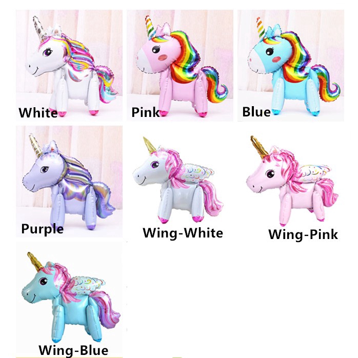 Bong bóng hình kỳ lân 3D dùng để trang trí buổi tiệc