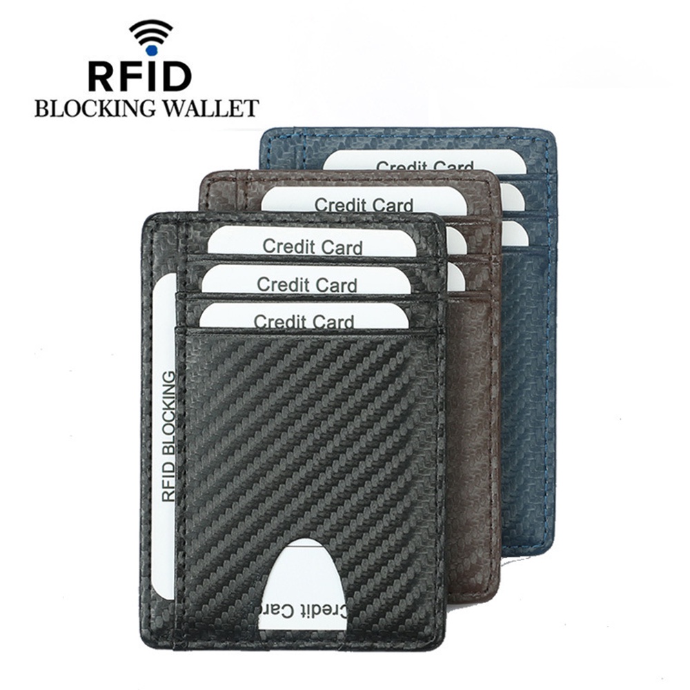 Ví Nam đựng thẻ dáng đứng, Bóp nam bằng sợi carbon thông minh chống RFID MSP đựng Name Card, CMND, GPLX tiện lợi