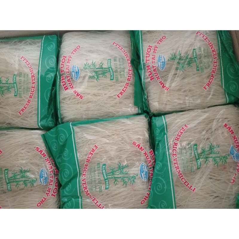 Bún tươi  sấy khô xuất khẩu Ba Cây Tre  908gr siêu to