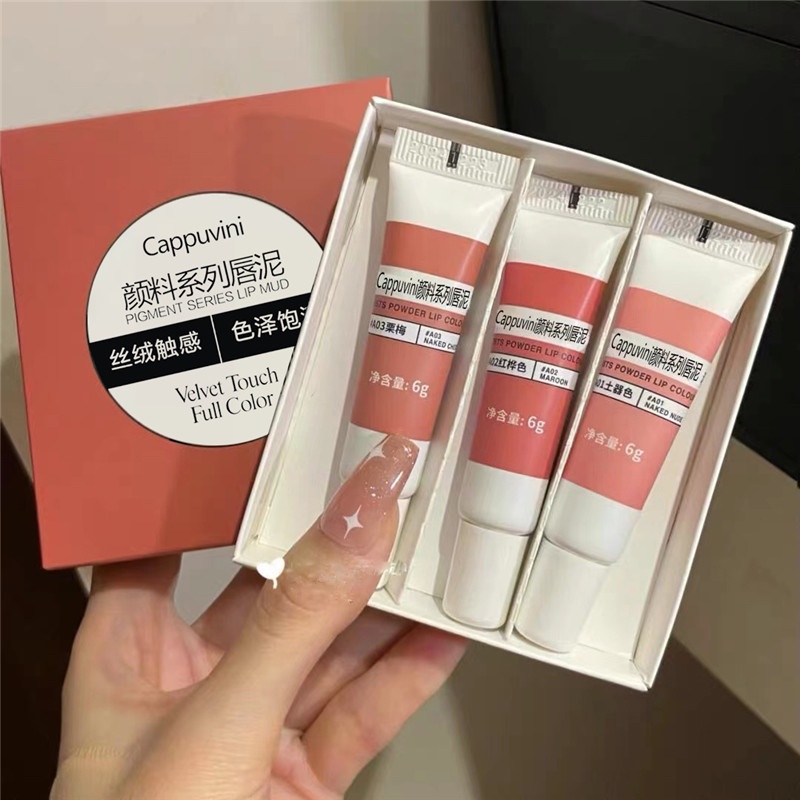 Abpopa Cappuvini® Son Lì Chống Thấm Nước Lâu Trôi Nhiều Màu Sắc Thời Trang
