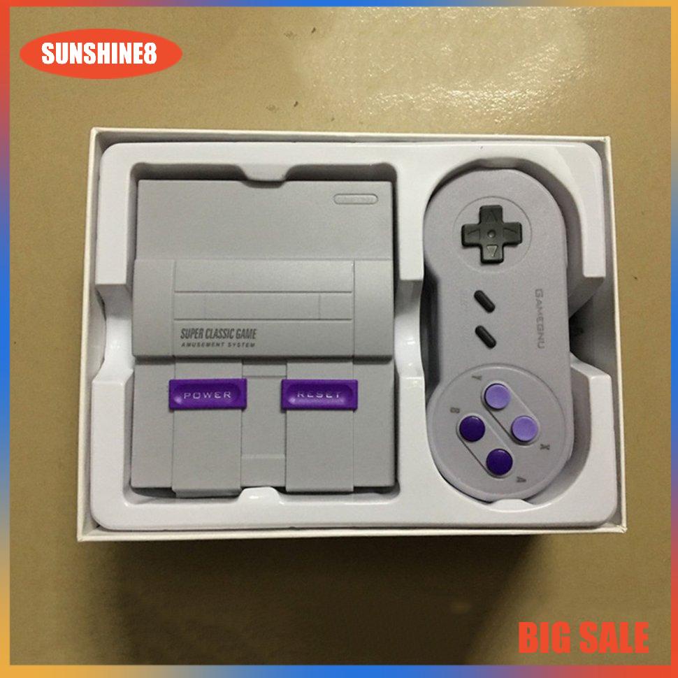 【SUN】Mini Snes Game Console Built-in 660 Classic Games EU Plug Double Players