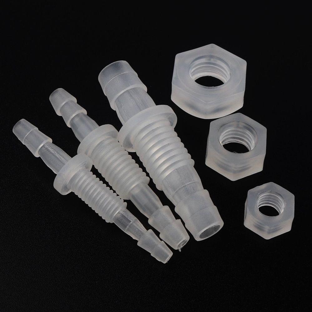 Set 5 Đầu Nối Thẳng Ống Bơm Khí Bằng Nhựa PP Tiện Dụng