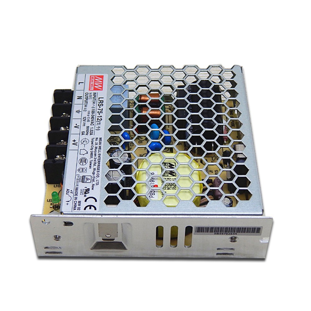 Nguồn tổ ong 12VDC Meanwell LRS -75-12(75W/12V/6.25A)