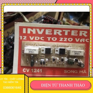 Bo inveter đỏ từ 12v ra 220
