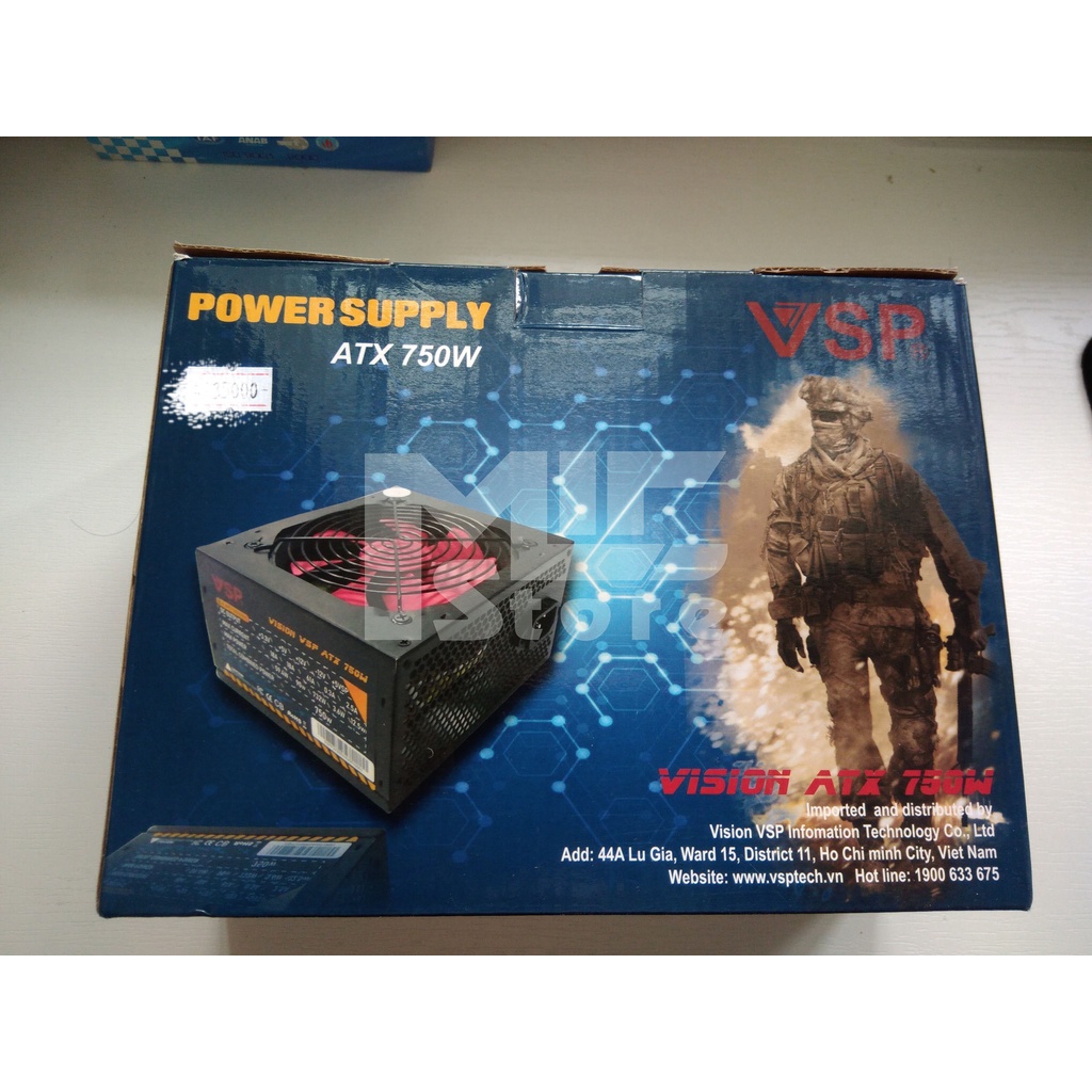 Nguồn máy tính văn phòng VSP ATX 750W