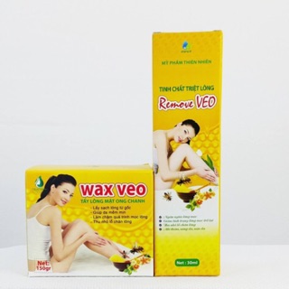 BỘ TRIỆT LÔNG VEO REMOVE - CÔNG TY NGÂN BÌNH - (có tặng kèm giấy wax và que lấy)