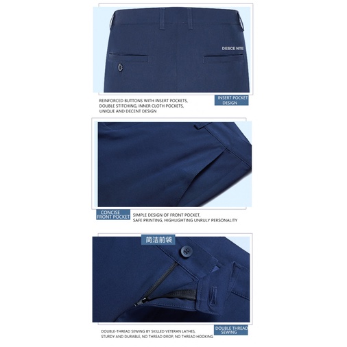 DESCENTE Quần Thể Thao Chơi Golf Không Cần Ủi Mau Khô Thời Trang Mùa Hè Cho Nam 2022G 11520