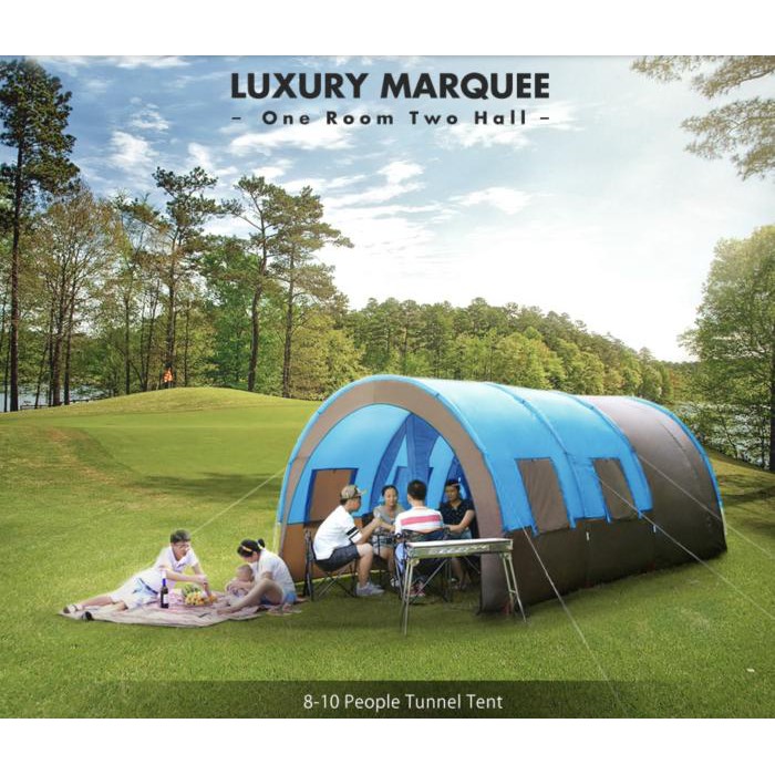 Lều Cắm Trại Doanh Trại dành cho 8-10 người LUXURY MARQUEE - HanruiOffical